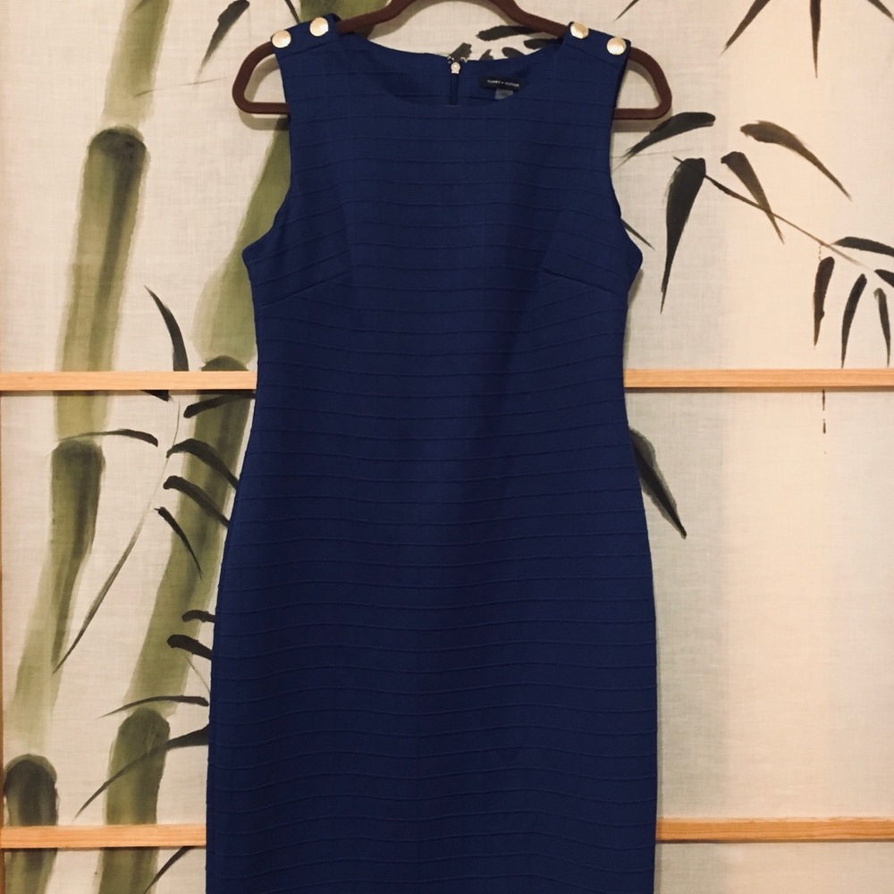 Tommy Hilfiger Square Pattern Bodycon Dress